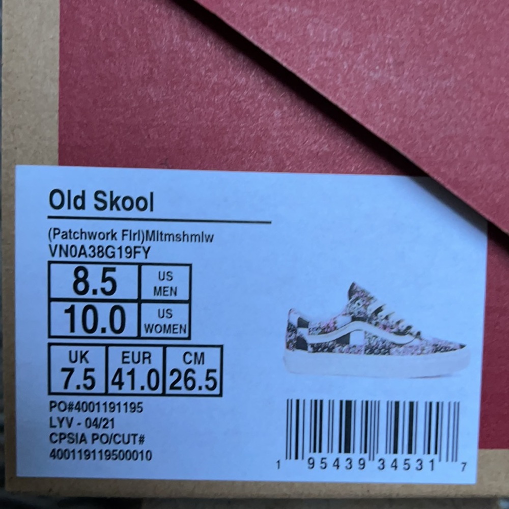 Vans Old Skool Patchwork Floral MENS - Picture 16 of 16